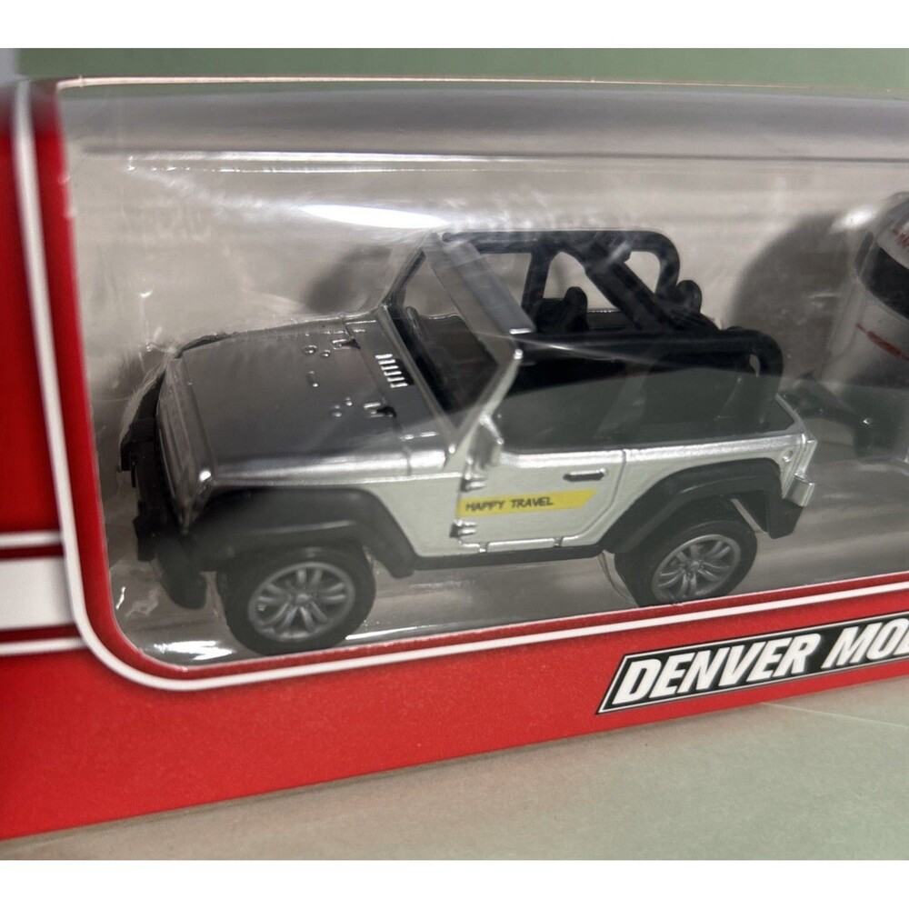 Silver Jeep w/Airstream-type Travel Trailer 2026 Issues New In Package - Picture 3 of 6